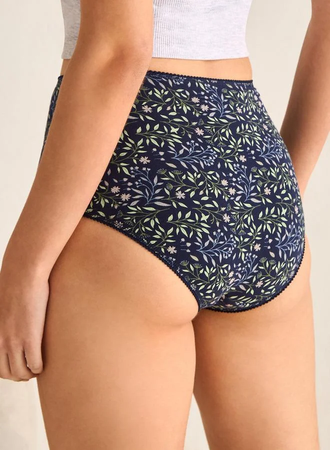Splash FAV Set of 5 - Full Briefs High Waist with Assorted Print